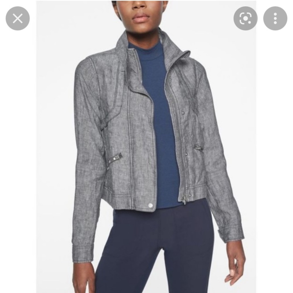 Athleta Sahara linen jacket size XS